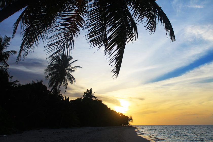 залез, море, лято, Coconut Stories