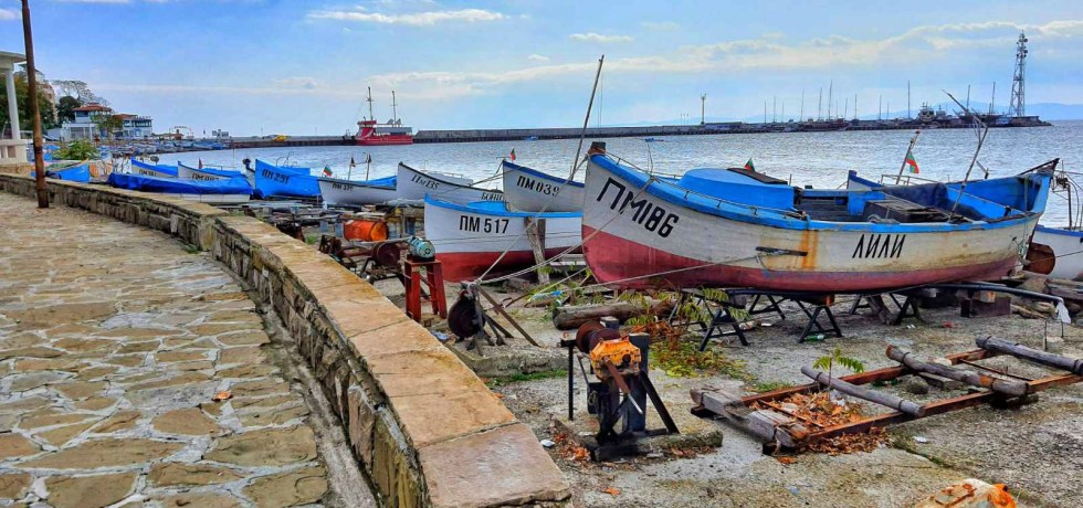 Поморие, море, лодки